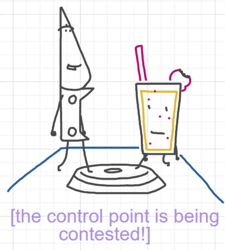 A panel from What's The Point, episode five of the Board Boards object show by Furretwalk/WalkingFurret.